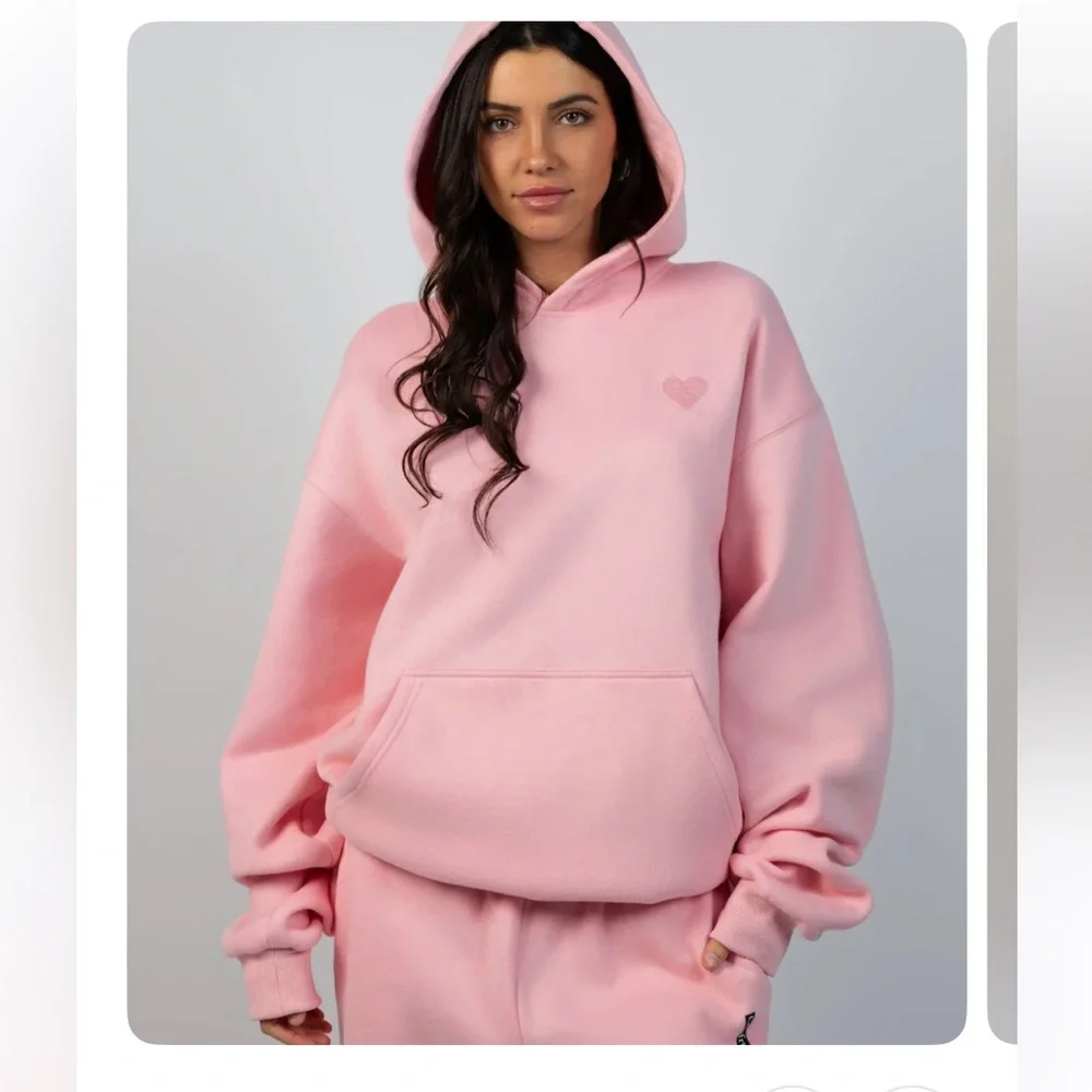 Comfrt Soft Pink Love Hoodie and pants. - Picture 6 of 6